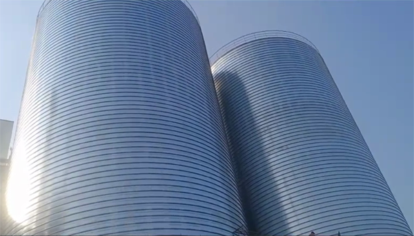 康定2座混凝土高架卷板仓